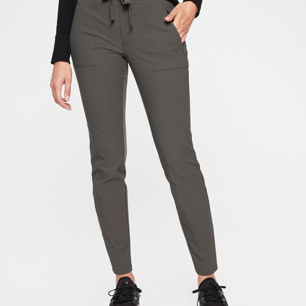 Athleta Headlands Hybrid Pant Gray/Green Size 2